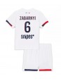 Paris Saint-Germain Illia Zabarnyi #6 Vieraspaita Lasten 2025-26 Lyhythihainen (+ shortsit)